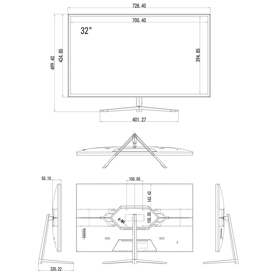 AV-M32PK - промышленный TFT 4K монитор 32" 7000771 фото 5
