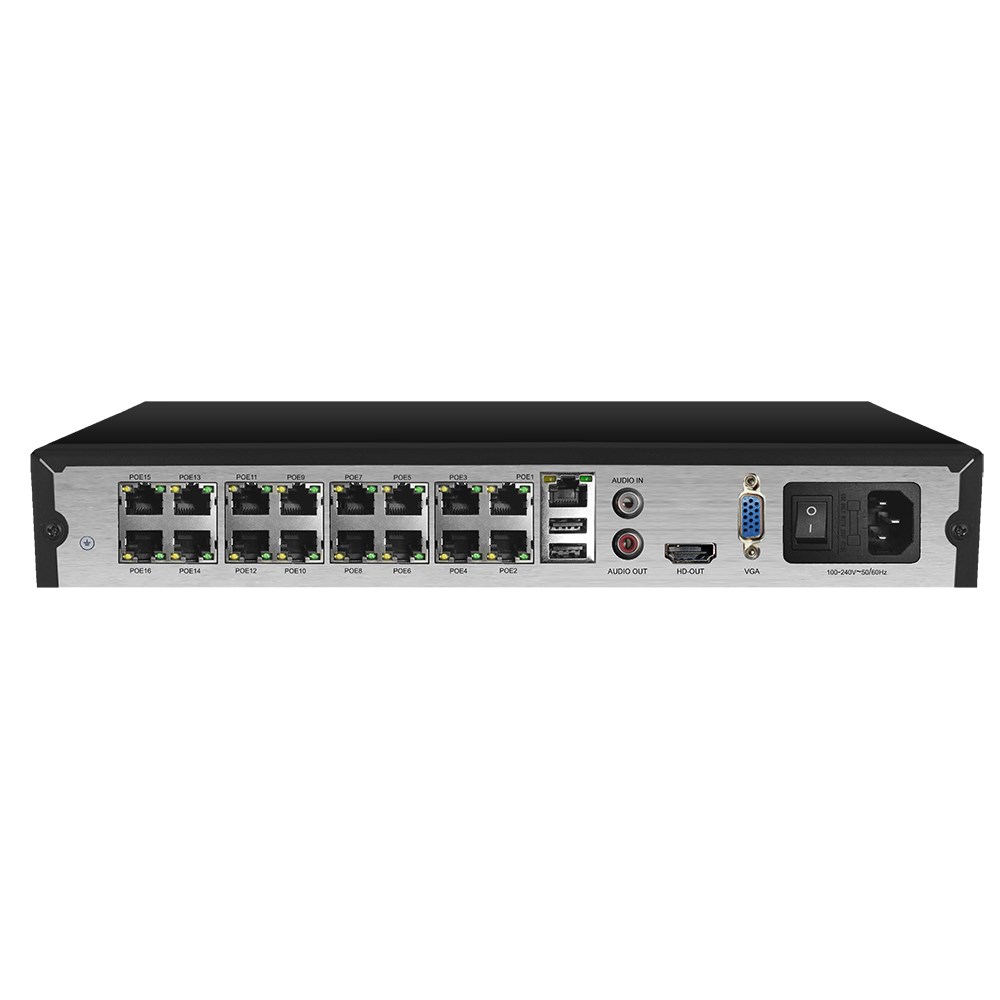 AR-N1641F - сетевой IP видеорегистратор (NVR), 16 портов PoE  (до 8 Мп) 7000708 фото 2