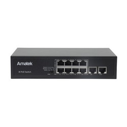 AN-S10P8F - 10-портовый 100/1000 Мбит/с коммутатор с PoE до 120Вт, арт. 7000451 фото