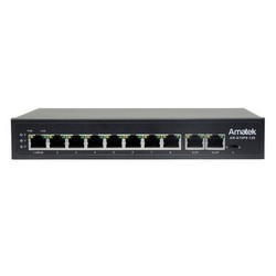 AN-S10P8-120 - 10-портовый 100 Мбит/с коммутатор с HiPoE/PoE+ до 120Вт, арт. 7000549 фото