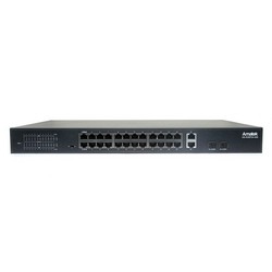 AN-S26P24-400 - 26-портовый 100/1000 Мбит/с коммутатор с HiPoE/PoE+ до 400Вт, арт. 7000623 фото