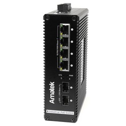 AN-SXGM6P4A - промышленный 6-портовый  управляемый гигабитный L2 коммутатор с PoE+ до 120Вт, арт. 7000790 фото